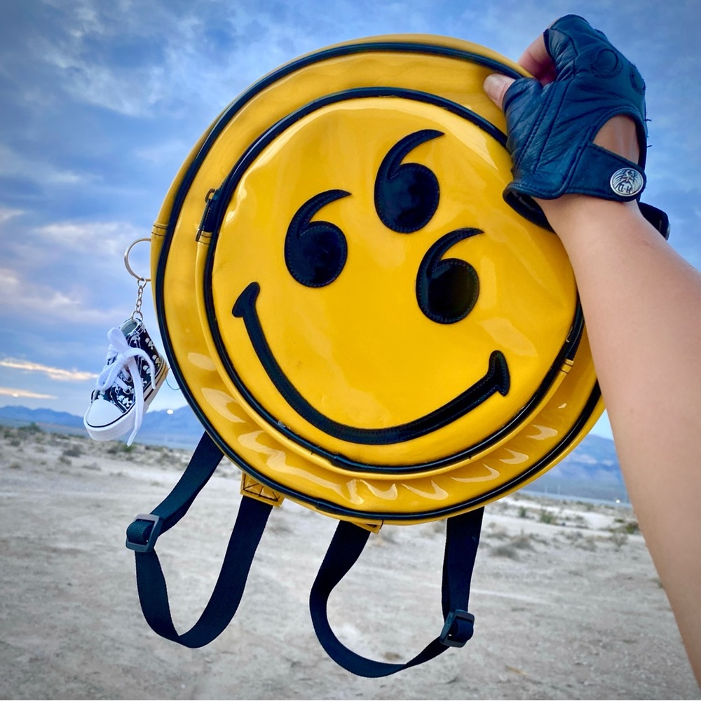 😵‍💫 UNIF 666 Smiley Backpack RARE! - Picture 8 of 13